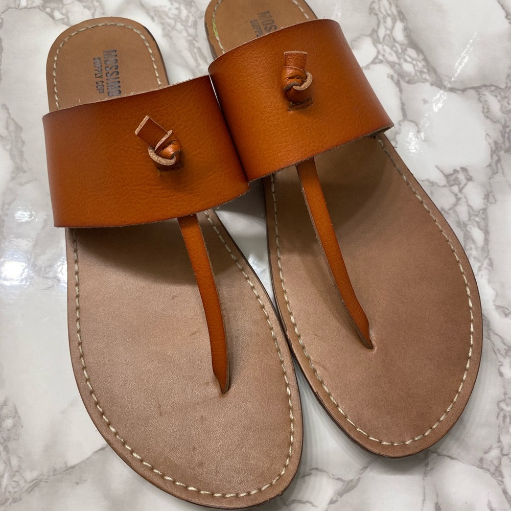❌SOLD❌Boho Faux Leather Knot Sandals